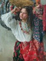 Pretty Little Girl NM Tajikistan 10 Impressionist